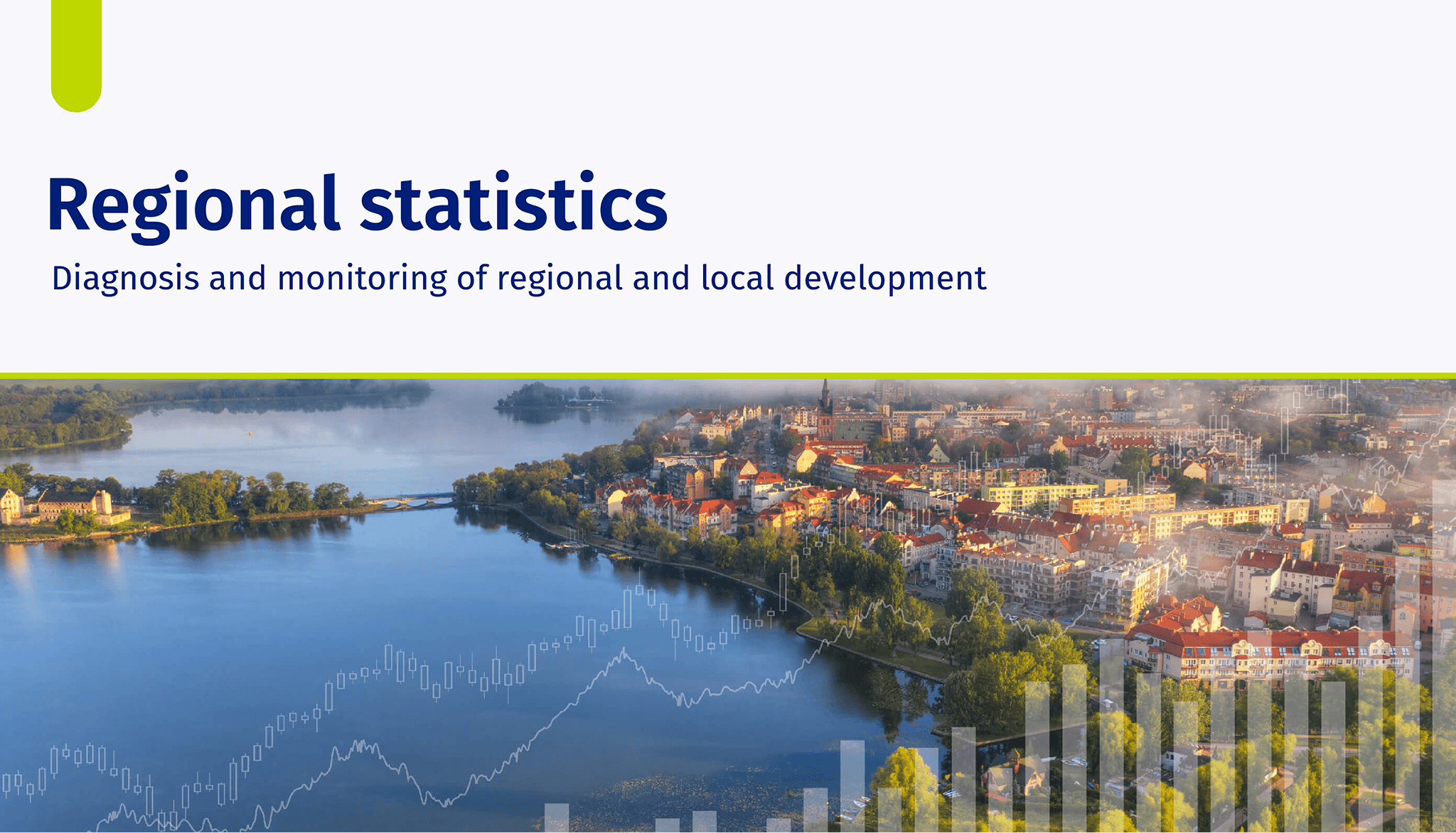 Slide with the text: Regional Statistics. Diagnosis and Monitoring of Regional and Local Development.