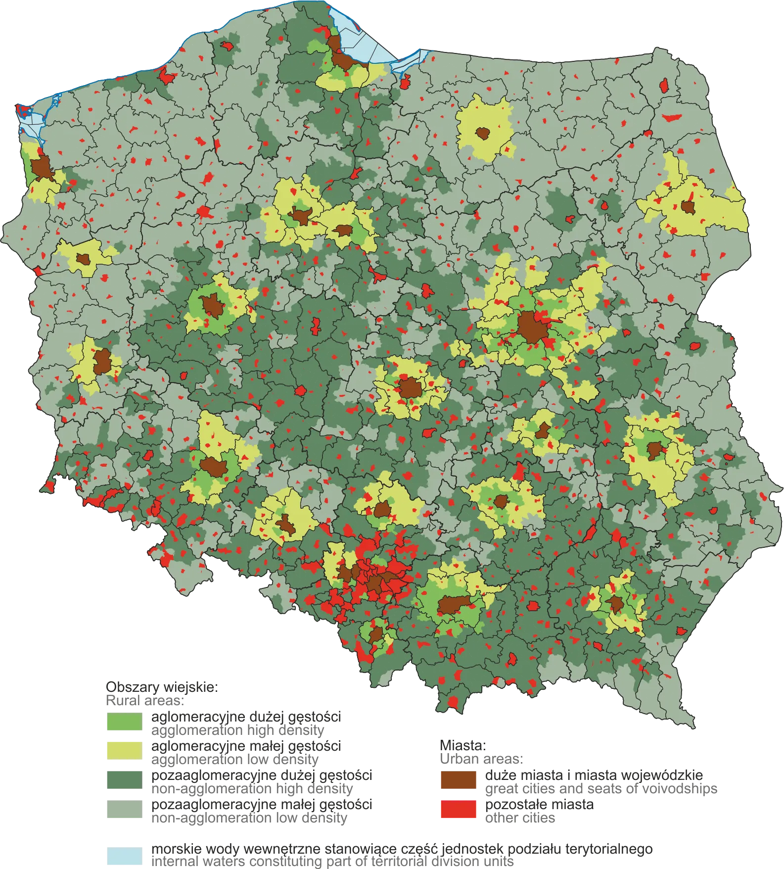 DELIMITACJA OBSZARÓW WIEJSKICH (DOW) W 2024 R.