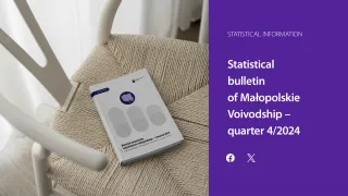 Powiększ obraz: Statistical  bulletin  of  Małopolskie  Voivodship  –  quarter  4/2024