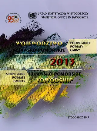 Powiększ obraz: okładka do Województwo Kujawsko-Pomorskie 2013 - podregiony, powiaty, gminy