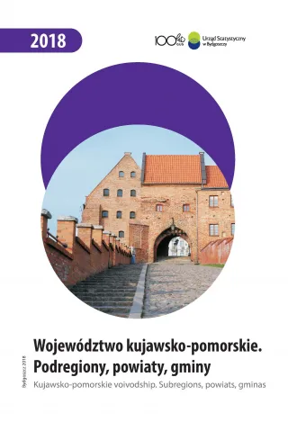 Powiększ obraz: okładka do Województwo Kujawsko-Pomorskie 2018 - podregiony, powiaty, gminy