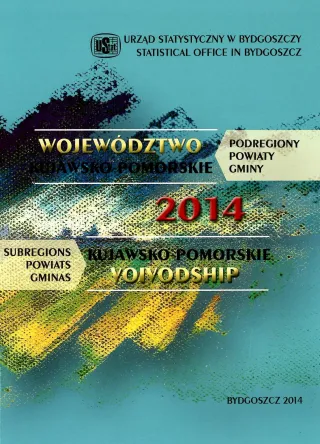 Powiększ obraz: okładka do Województwo Kujawsko-Pomorskie 2014 - podregiony, powiaty, gminy