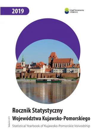 Powiększ obraz: okładka do Rocznika Statystycznego Województwa Kujawsko-Pomorskiego 2019