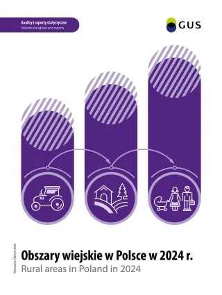 Powiększ obraz: Cover of the publication Rural areas in Poland 2024 