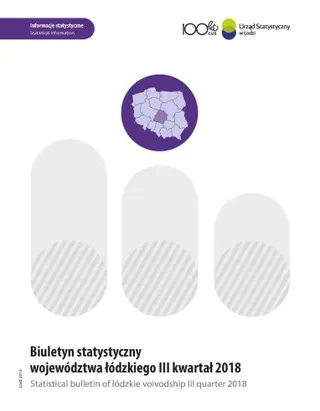 Powiększ obraz: Statistical  Bulletin  of  Lodzkie  Voivodship  3  quarter  2018