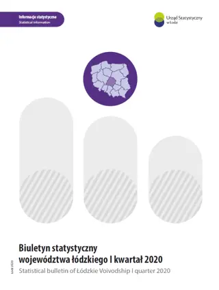 Powiększ obraz: Statistical Bulletin of Lodzkie Voivodship 1 quarter 2020