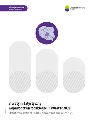Powiększ obraz: Statistical  Bulletin  of  Lodzkie  Voivodship  3 quarter  2020