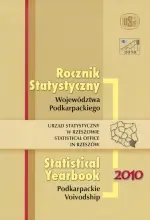 Powiększ obraz: Cover of the publication Statistical Yearbook of Podkarpackie Voivodship 2010