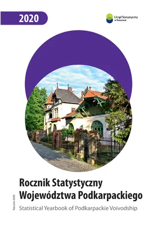 Powiększ obraz: Cover of the publication Statistical Yearbook of Podkarpackie Voivodship 2020 