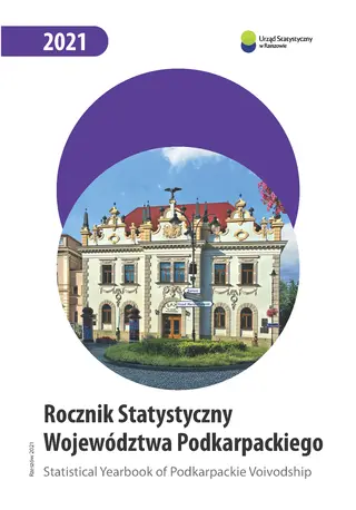 Powiększ obraz: Cover of the publication Statistical Yearbook of Podkarpackie Voivodship 2021
