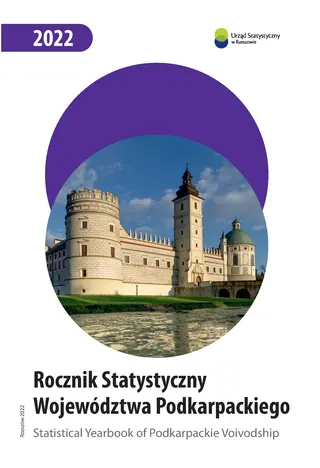 Powiększ obraz: Cover of the publication Statistical Yearbook of Podkarpackie Voivodship 2022