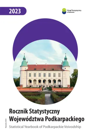 Powiększ obraz: Cover of the publication Statistical Yearbook of Podkarpackie Voivodship 2023