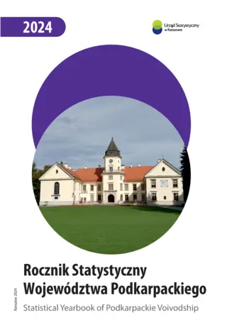 Powiększ obraz: Cover of the publication Statistical Yearbook of Podkarpackie Voivodship 2024 