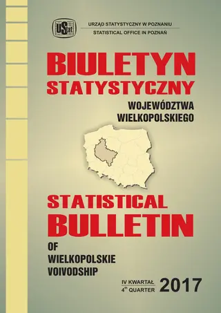 Powiększ obraz: Cover of Statistical Bulletin of Wielkopolskie Voivodship - IV quarter 2017